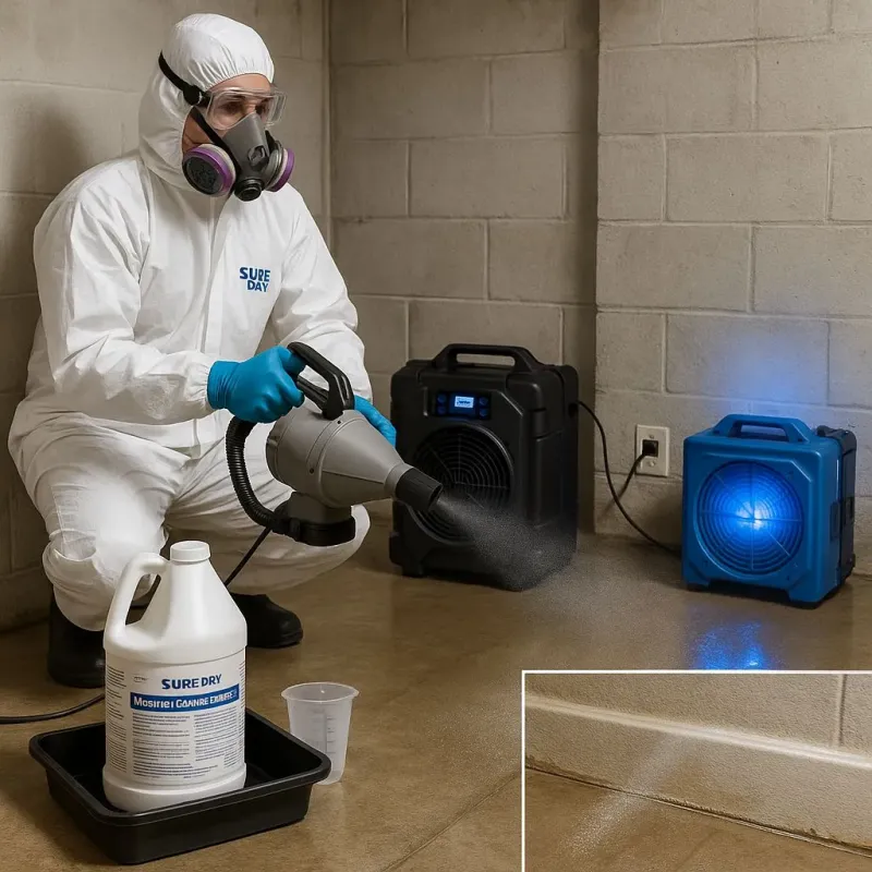 Sanitization and Odor Removal process in Roswell, GA